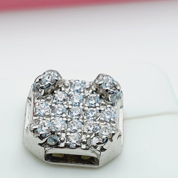 "925 Sterling Silver Cubic Zirconia Earrings, U19254570 - Picture 4 of 11